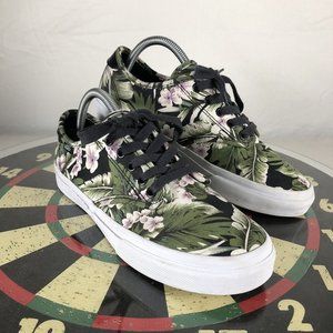 Vans Ultracush Chukka Canvas Tropical Hawaiian Floral Lace Shoe Sneaker Wmn 9